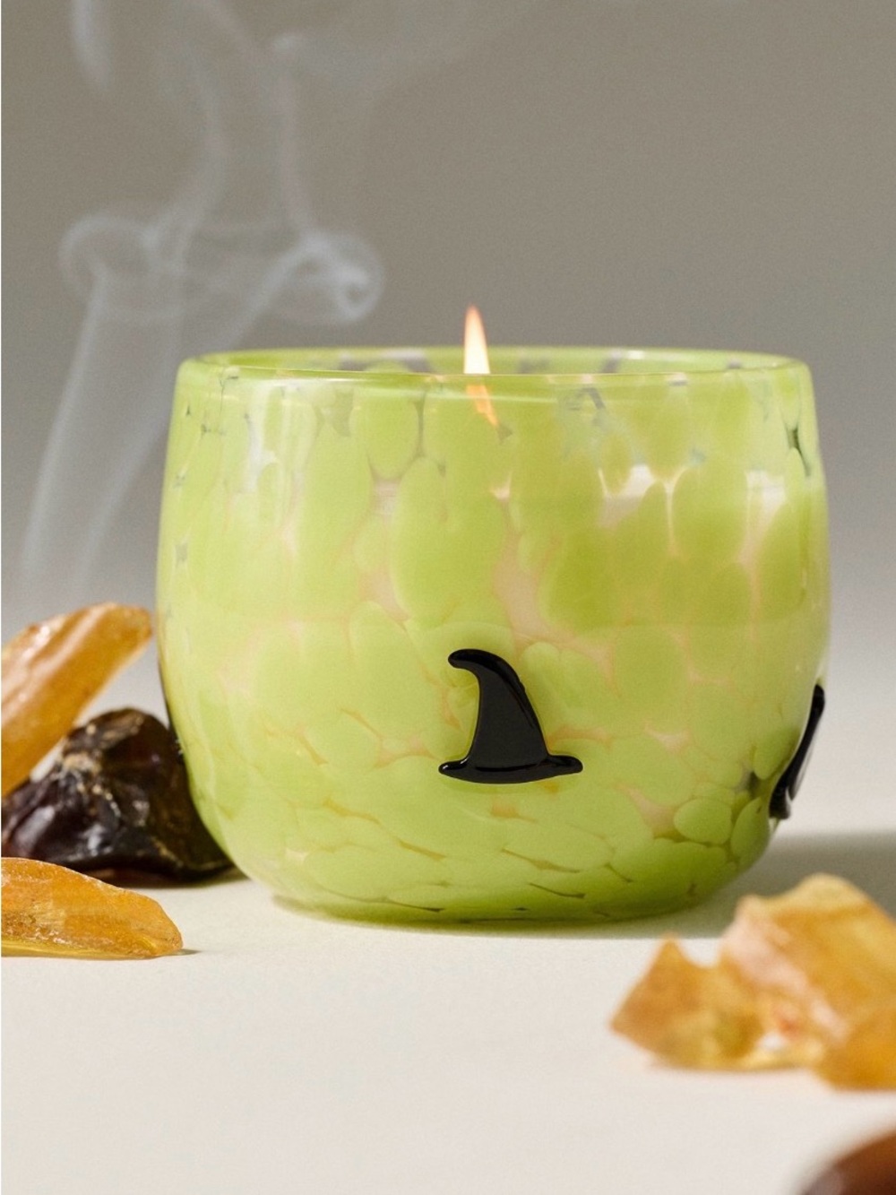 Anthropologie Mystic Witch Icon Incense & Amber Glass Candle